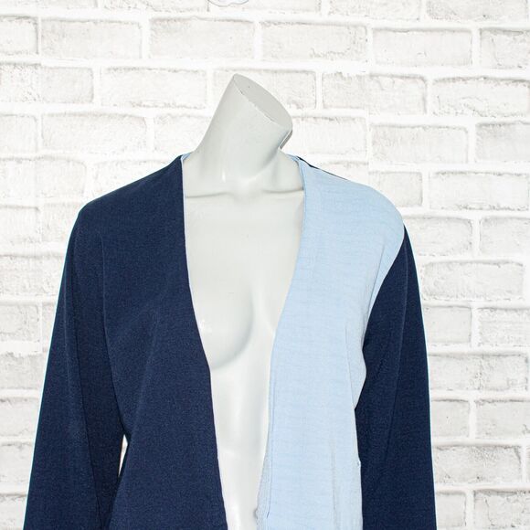 FRONTROW x RECTO Color Block Open Cardigan Sweater Fits L - Picture 11 of 11